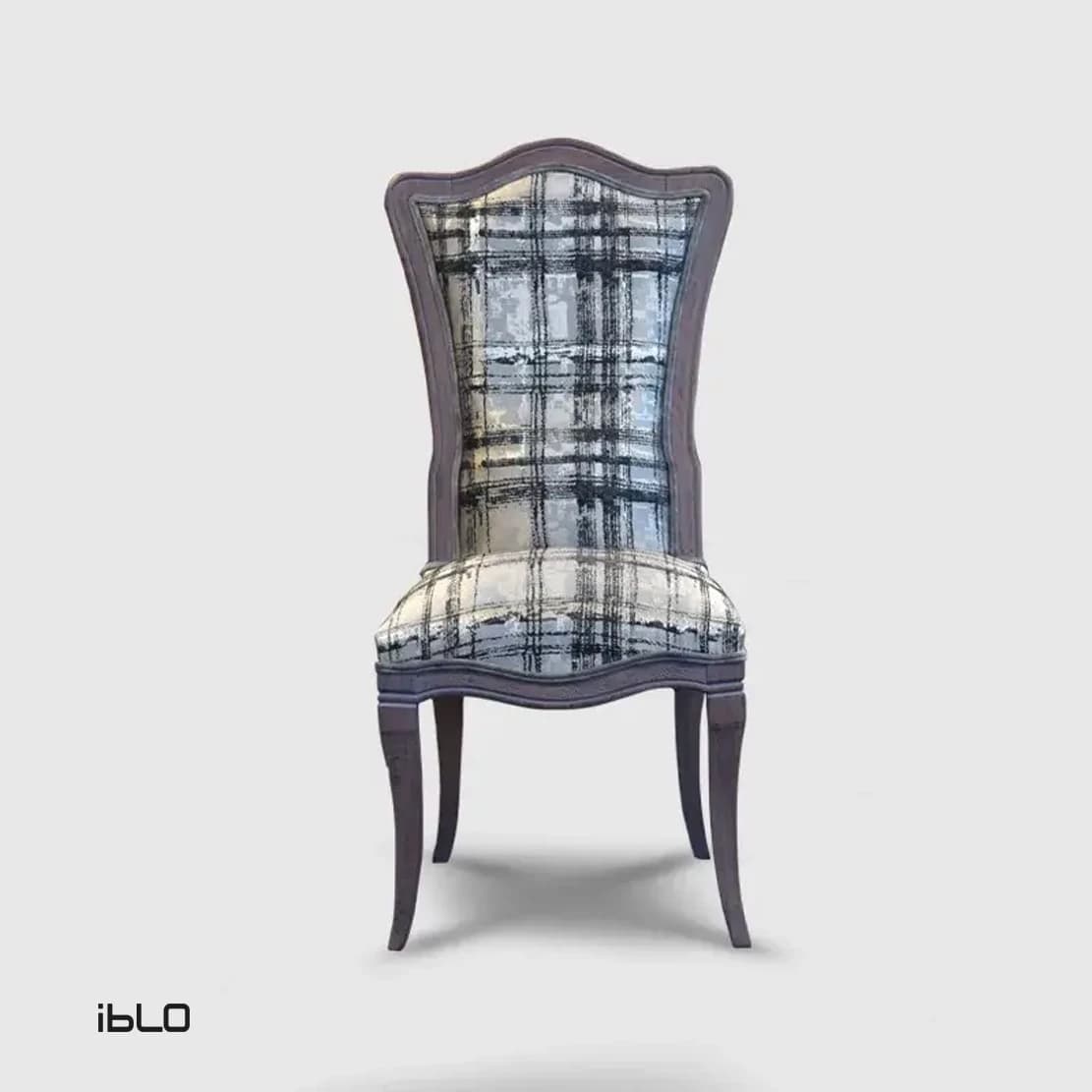 صندلی نئوکلاسیک چوبی لاوین (طرح کتیبه) — تصویر ۲