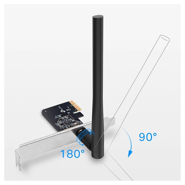کارت شبکه بیسیم و دوباند AC600 تی پی لینک مدل TPLink Archer T2E — تصویر ۶