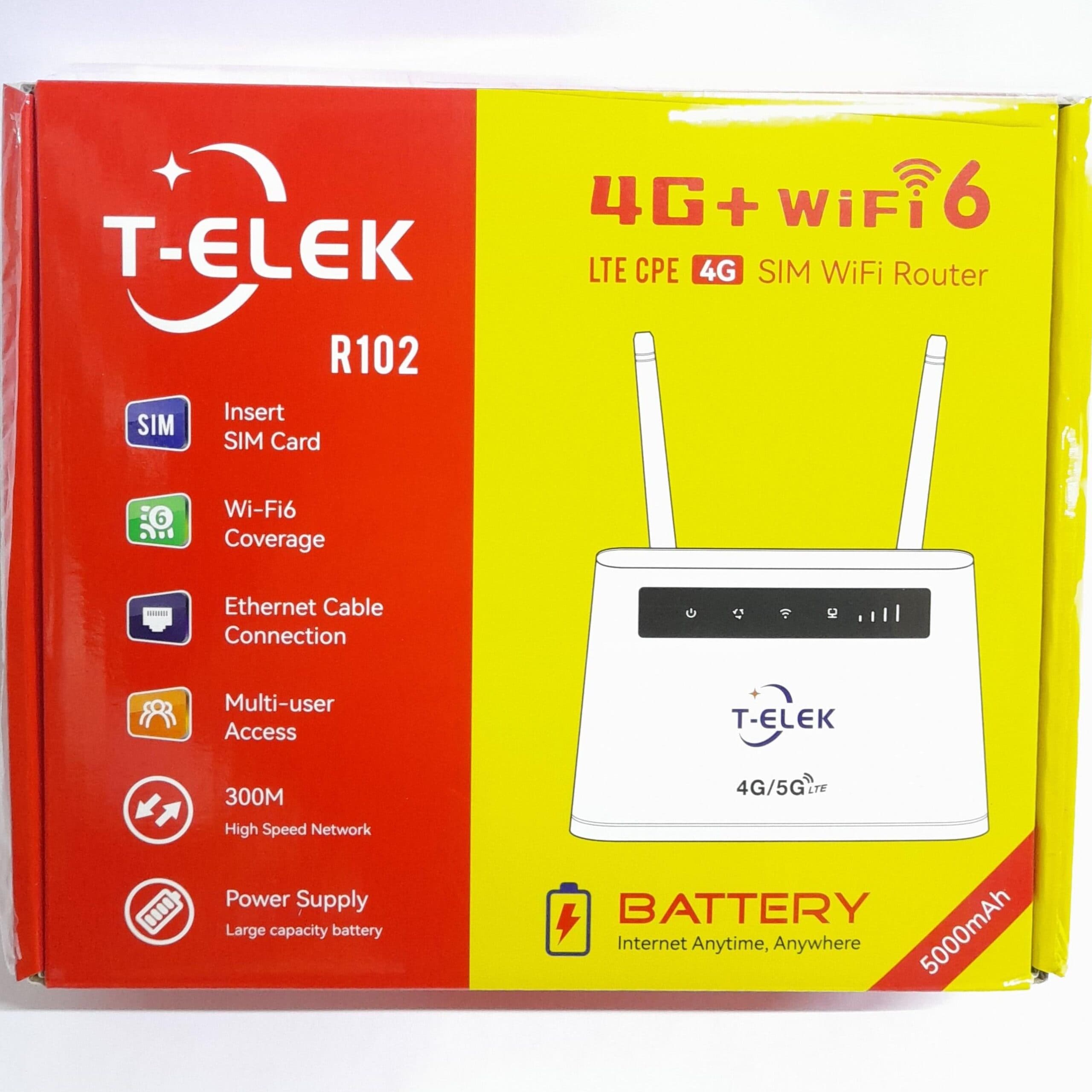 مودم سیم کارتی TELEK TR102 باتری خور آنلاک (نو و پلمپ) گارانتی یکساله — تصویر ۸