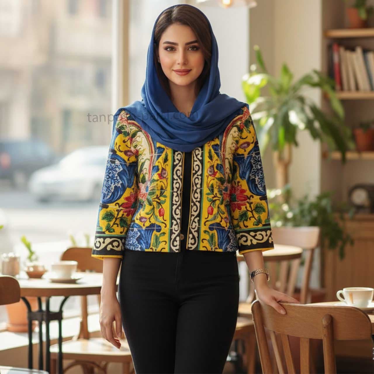 مانتو کتی طرح کاشی بهارستان — تصویر ۷