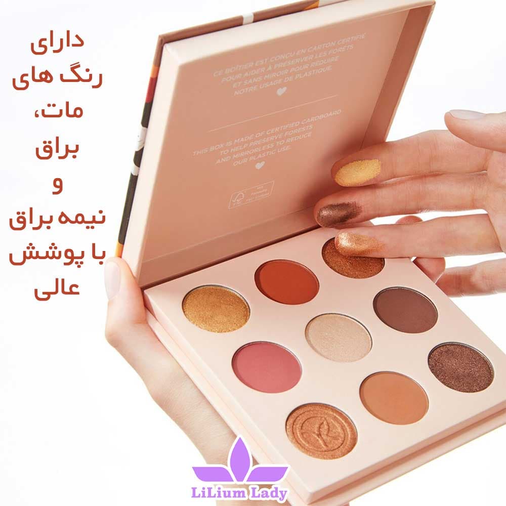 پالت سایه چشم ایوروشه مدل Lande Ambree — تصویر ۱۰