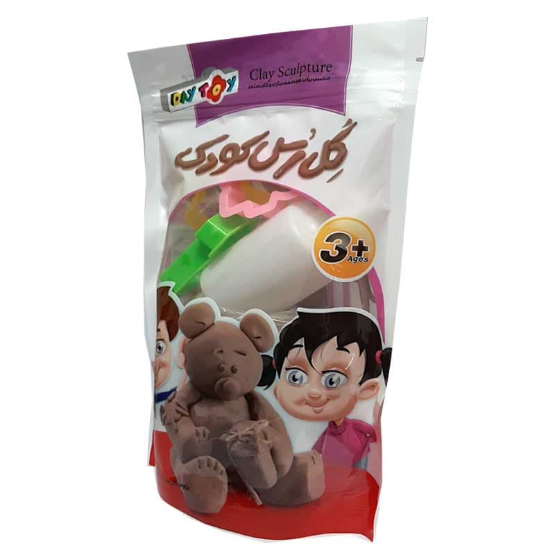 گل رس ابزاردار همراه با وردنه 500 گرمی مدل Day Toy — تصویر ۳