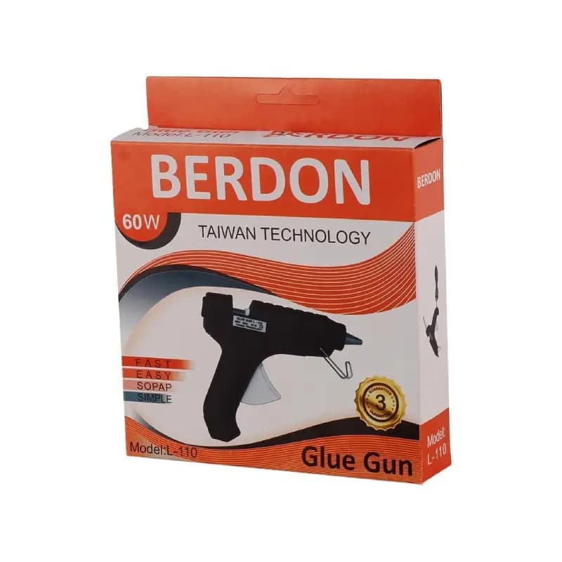 تفنگ چسب حرارتی بردون 60 وات بزرگ BERDON