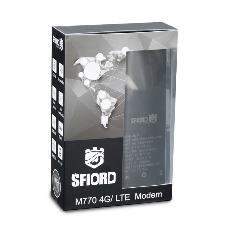 مودم قابل حمل اسفیورد مدل M770 — تصویر ۳