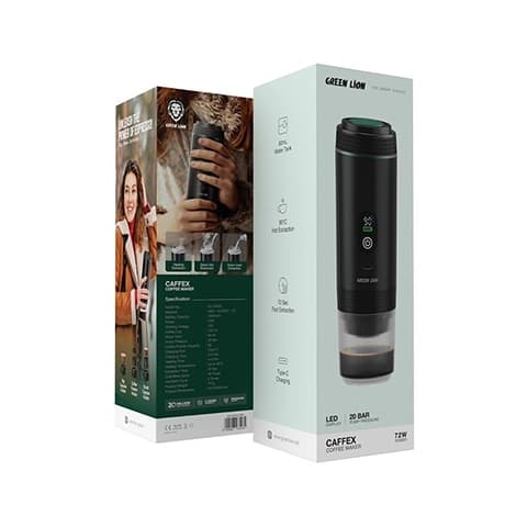 اسپرسو ساز شارژی گرین لاین مدل Green Lion Caffex — تصویر ۲
