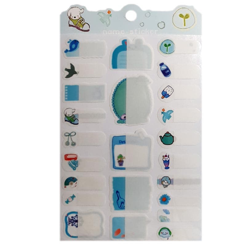 برچسب اسم روی کتاب فانتزی مدل ضد آب کد 2