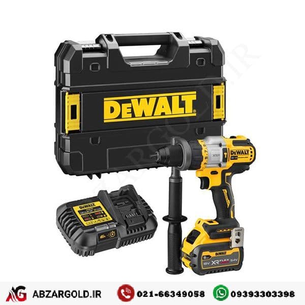 دریل پیچگوشتی چکشی شارژی DCD999T1 دیوالت — تصویر ۷