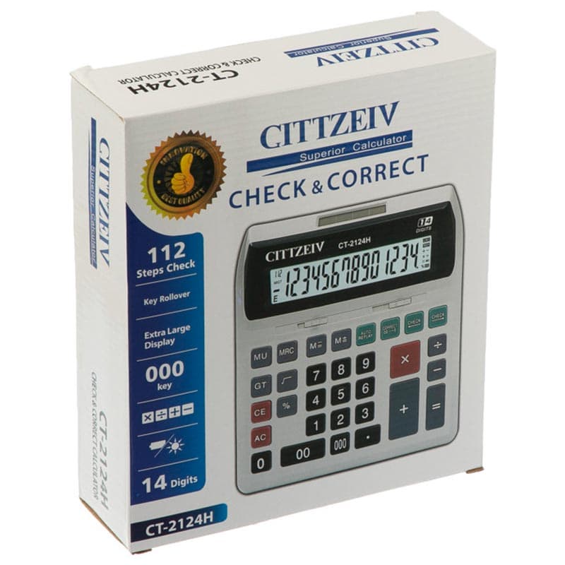 ماشین حساب سیتزیو مدل Cittzeiv CT-2122H — تصویر ۲