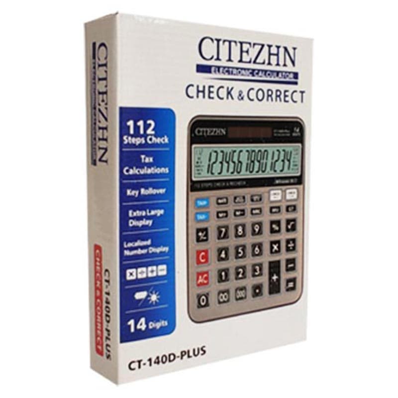 ماشین حساب سیتیژن مدل Citezhn CT-140D-Plus — تصویر ۳