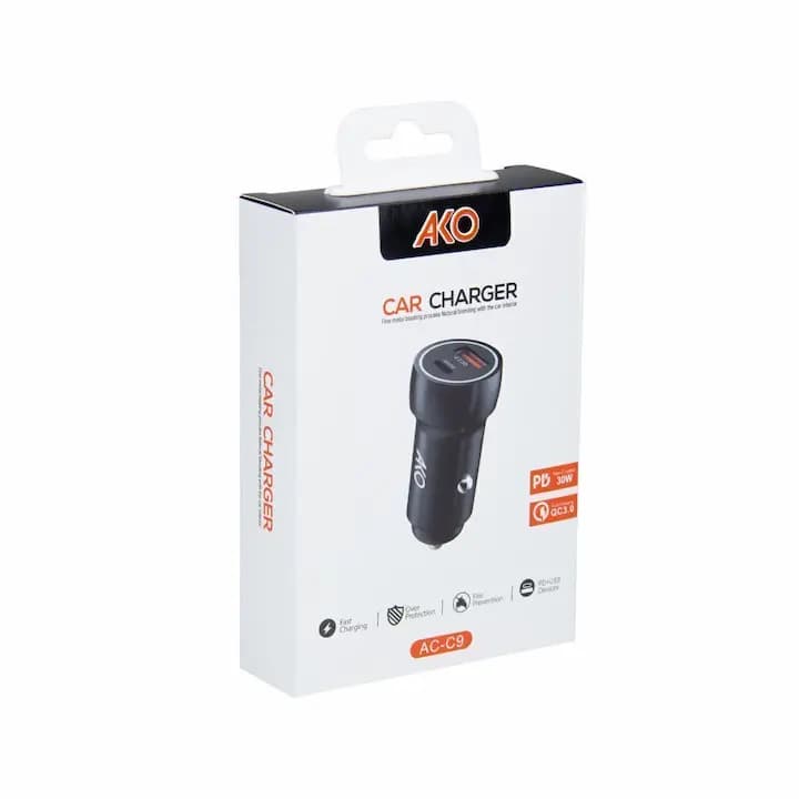 شارژر فندکی 30 وات آکو مدل AC-C9 — تصویر ۷