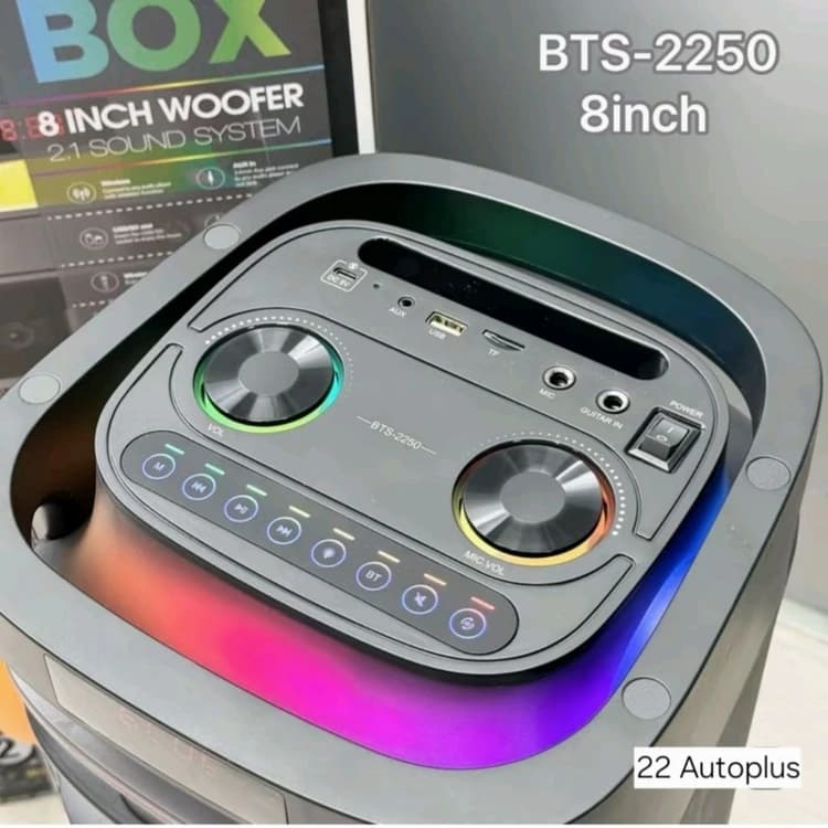 اسپیکر شارژی BRODU مدل 2250 — تصویر ۴