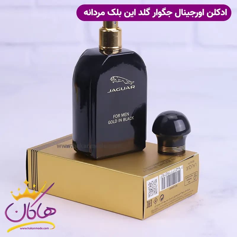ادکلن جگوار مردانه گلد این بلک اورجینال ۱۰۰ میل — تصویر ۵