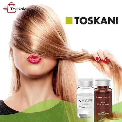 کوکتل تقویت و رشد مو توسکانی مدل Toskani Hair cocktail plus — تصویر ۹