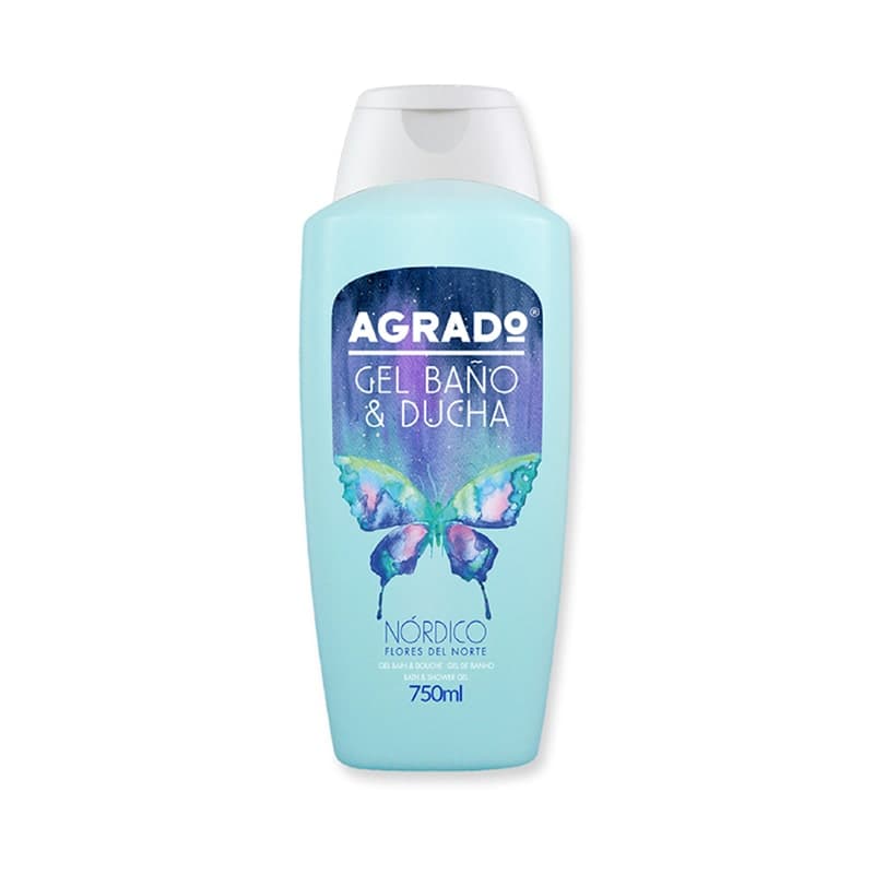 شامپو بدن آگرادو با رایحه گل های شمالی 750 میل AGRADO NORDICO GEL BANO — تصویر ۲
