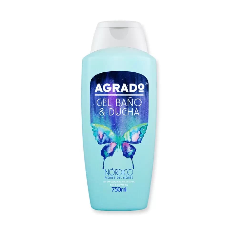 شامپو بدن آگرادو با رایحه گل های شمالی 750 میل AGRADO NORDICO GEL BANO — تصویر ۴