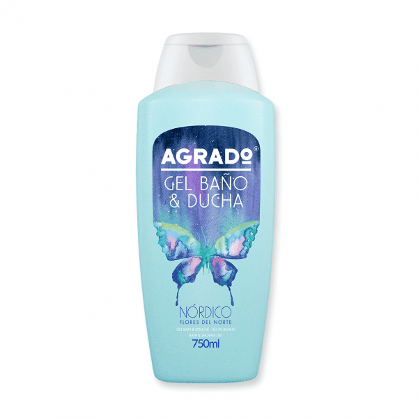 شامپو بدن آگرادو با رایحه گل های شمالی 750 میل AGRADO NORDICO GEL BANO — تصویر ۳
