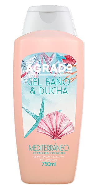 شامپو بدن آگرادو حاوی عصاره شکوفه گیلاس 750 میل AGRADO GEL BANO ORIENTAL