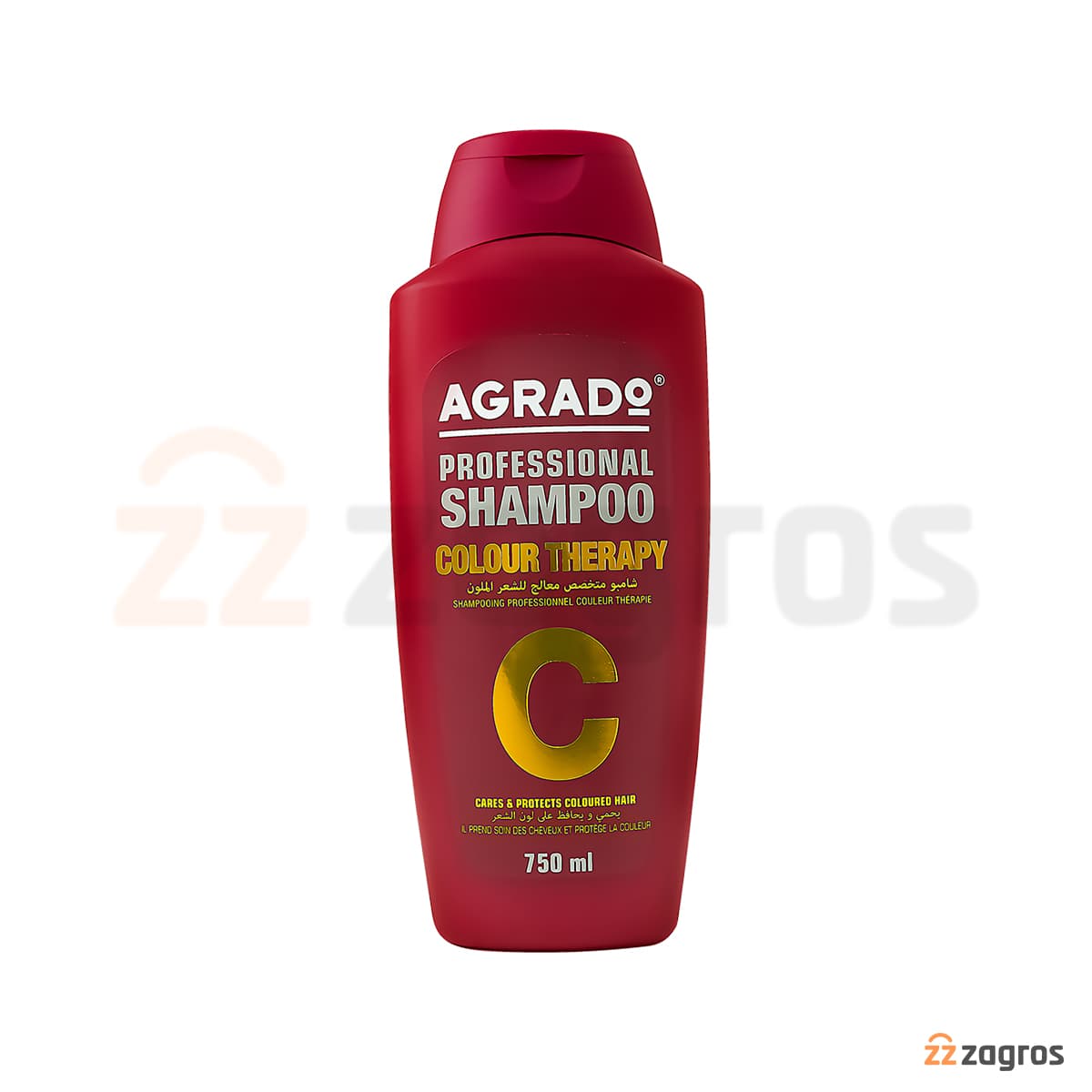 شامپو آگرادو مناب موهای آسیب دیده و رنگ شده AGRADO COLOUR THERAPY — تصویر ۳