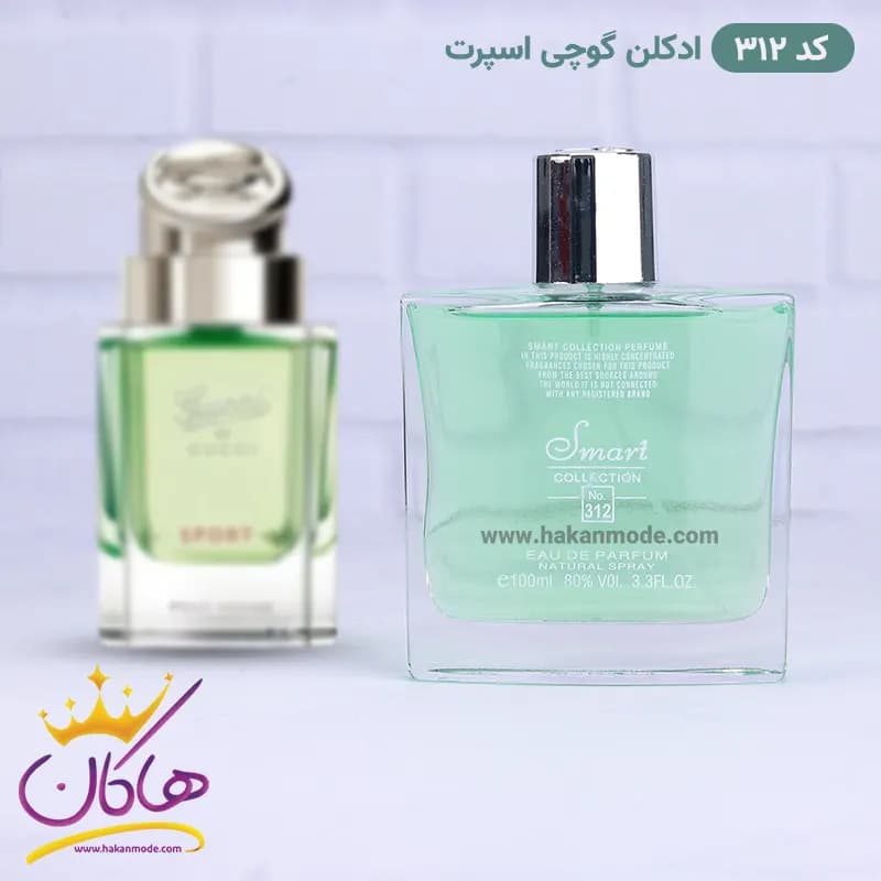 عطر اسمارت مردانه 312 گوچی اسپورت 100 میل — تصویر ۴