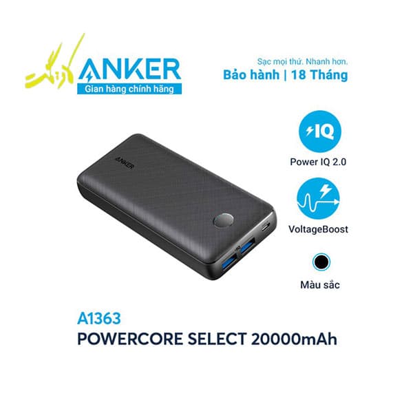 پاور بانک انکر Anker PowerCore Select 20000 A1363 — تصویر ۲