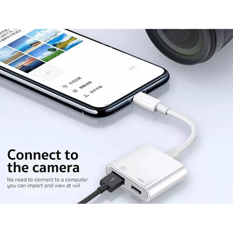 کابل OTG USB-C به USB / USB-C کوتتسی مدل 33017 طول 0.15 متر — تصویر ۲