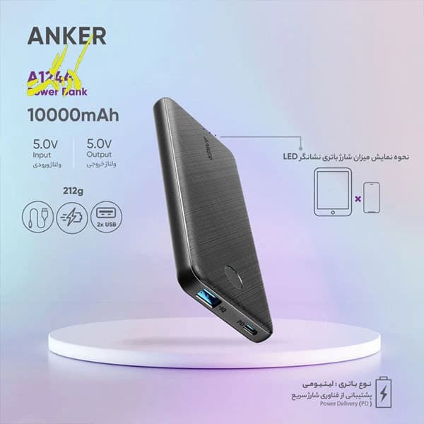 پاور بانک انکر Anker PowerCore Slim A1244 — تصویر ۱۲