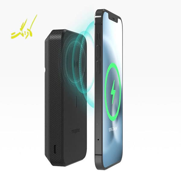 پاوربانک استند وایرلس مگسیف Mophie Snap+ 10K — تصویر ۲