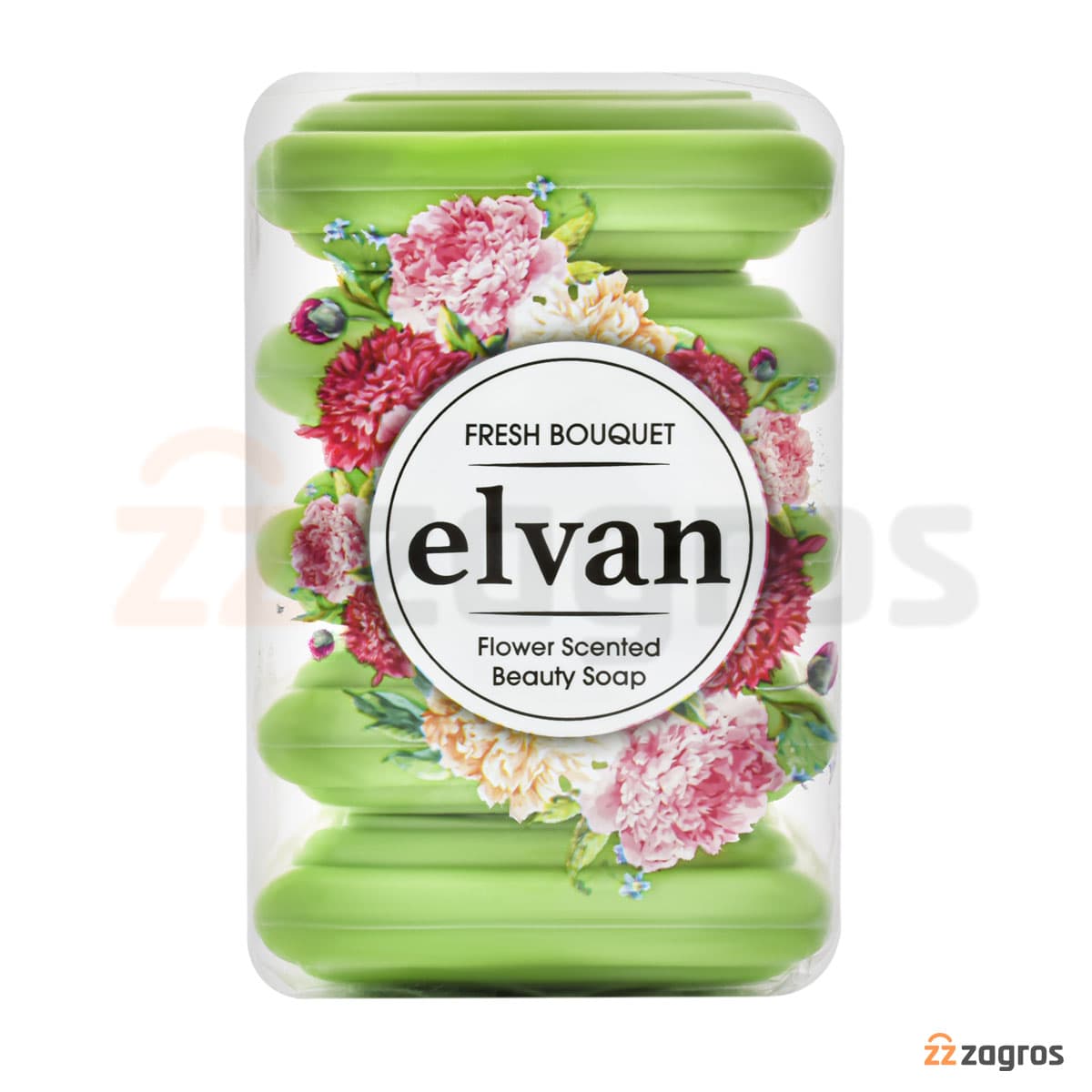 صابون الوان بسته 5عددی مدل elvan fresh bouquet — تصویر ۲