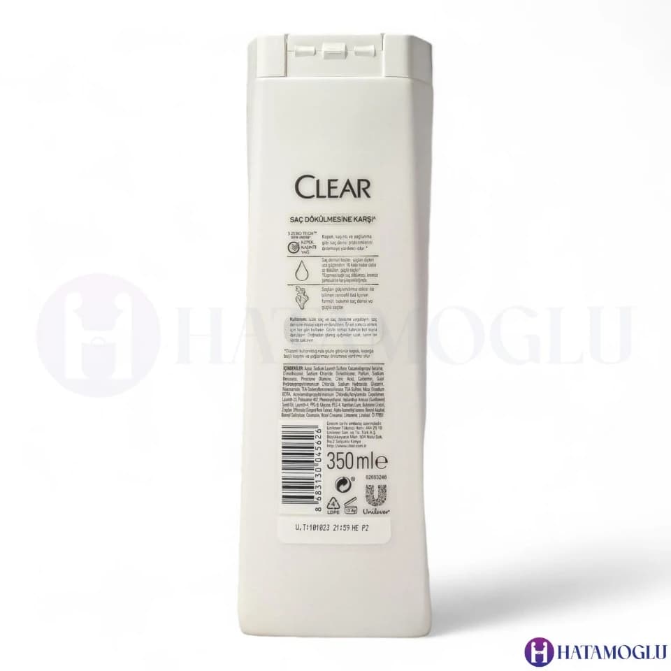 شامپو ضد شوره زنانه کلییر مدل KEPEGE KARSI ETKILI SAMPUAN حجم 350 میل — تصویر ۶
