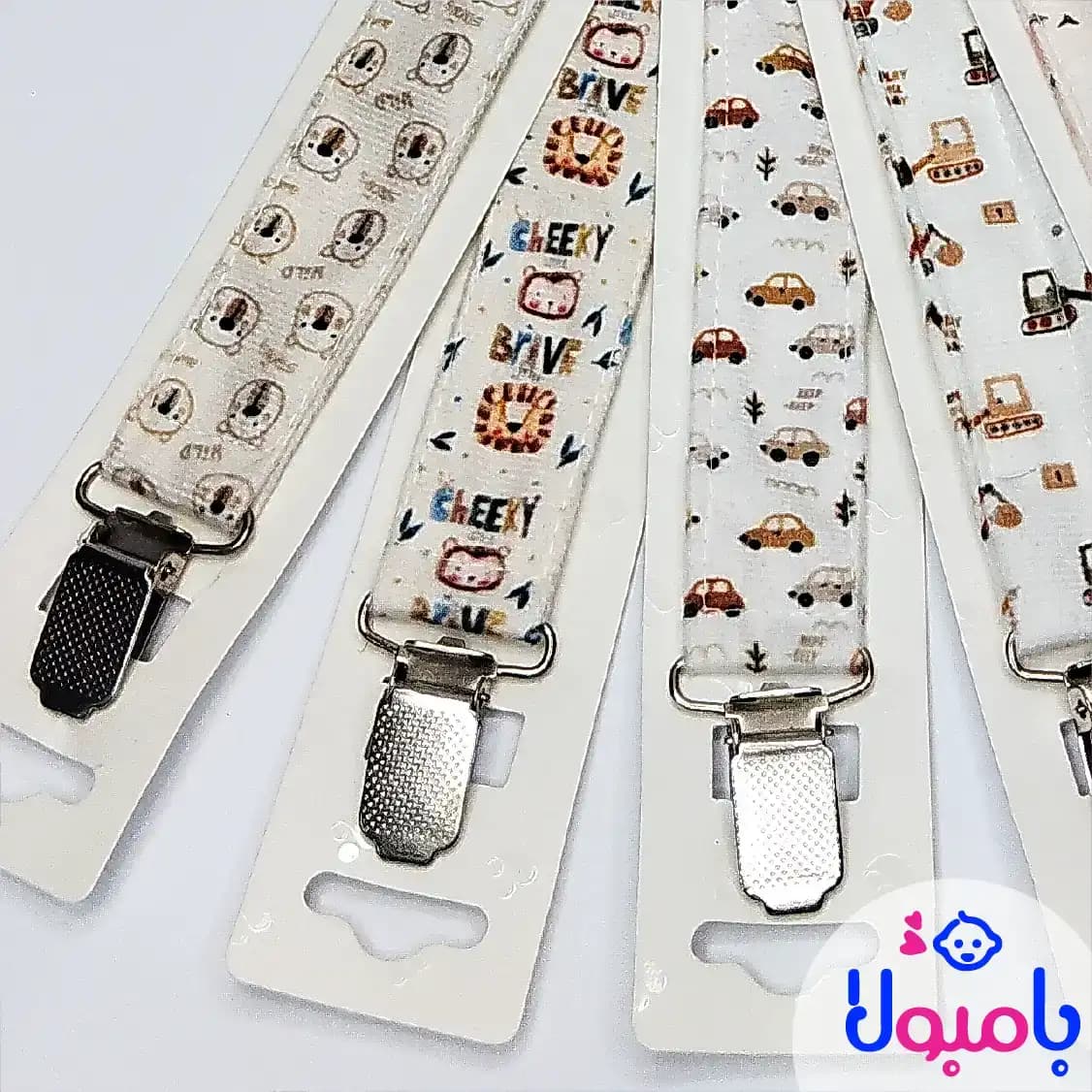 بند پستانک مخمل با طرح ریز عروسکی — تصویر ۲