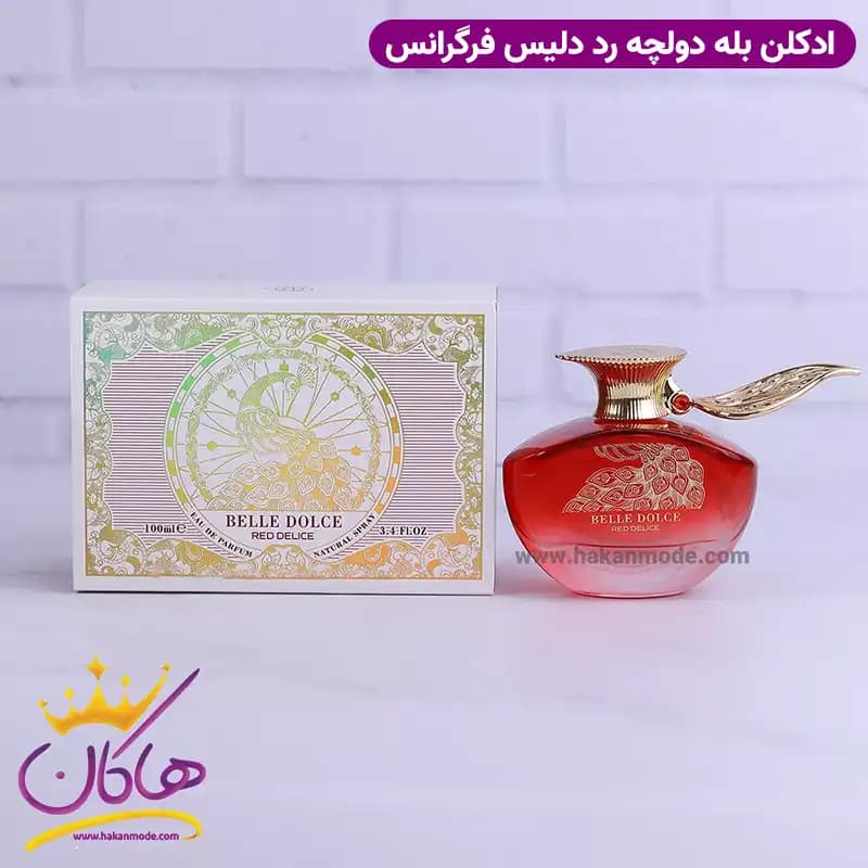 ادکلن فراگرنس ورد زنانه دولچه رد دلیس مدل ایدن جویسی اپل ۰۱ حجم 100 میل