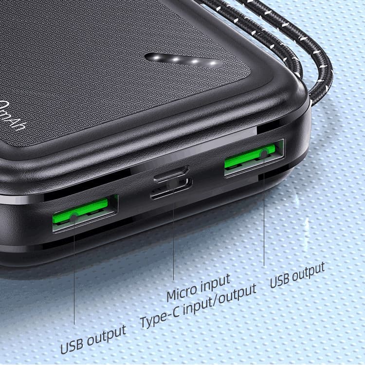 پاوربانک یوسمز مدل CD168-22.5W ظرفیت 20000 میلی آمپر — تصویر ۳