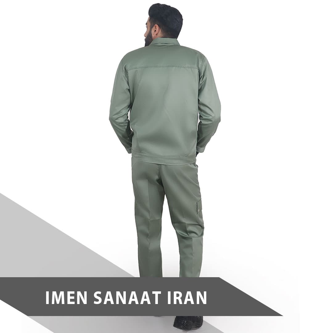 لباسکار مدل تیتان سبز دورنگ کد 1705 — تصویر ۴