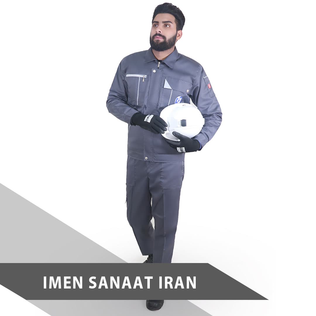 لباس کار مردانه توسان طوسی کد 1710
