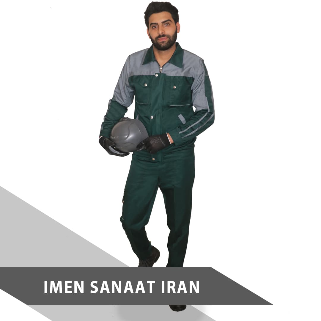 لباس کار مهندسی سفارشی سبز کد 1580