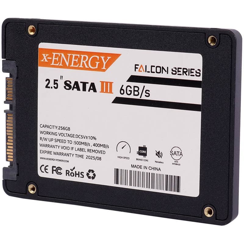 اس اس دی اینترنال ایکس-انرژی مدل falcon ظرفیت 256 گیگابایت ssd هارد — تصویر ۸