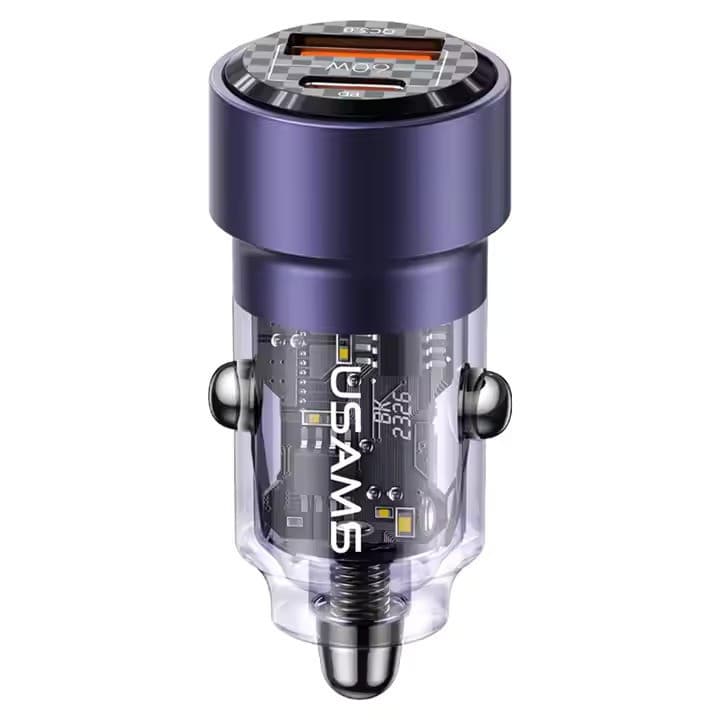 شارژر فندکی 60 وات یوسمز مدل US-CC208 C39 — تصویر ۸