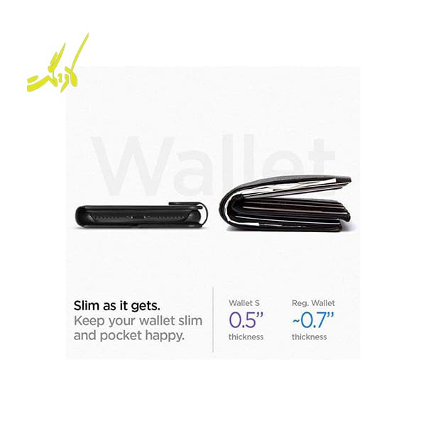 کاور آیفون iPhone 11 Pro اسپیگن مدل Spigen Wallet S Saffiano — تصویر ۱۱