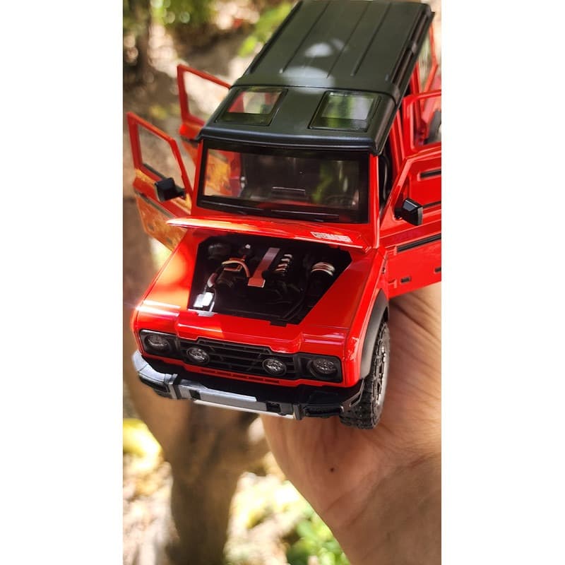 ماکت ماشین ناب سل مدل فلزی درب بازشو LAND ROVER PAJAN طرح دودزا — تصویر ۶