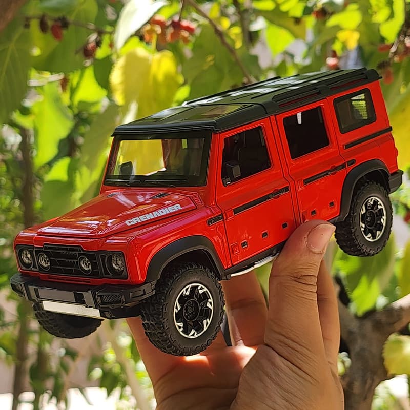 ماکت ماشین ناب سل مدل فلزی درب بازشو LAND ROVER PAJAN طرح دودزا — تصویر ۵