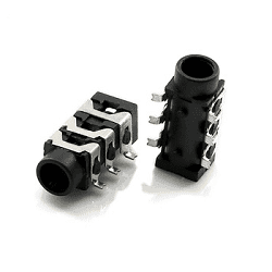 جک هدفن 3.5mm استریو مشکی مدل PJ-313D — تصویر ۲