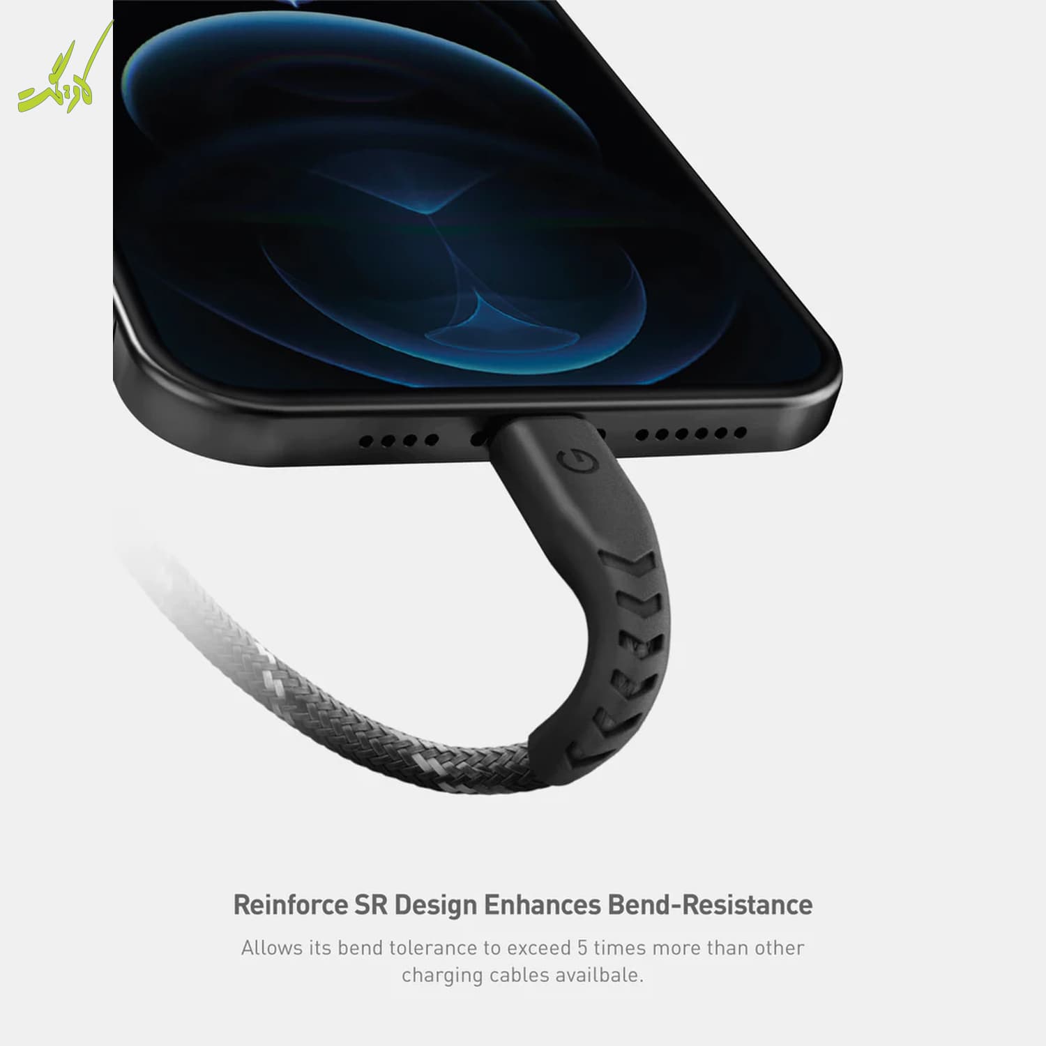کابل USB-A به لایتنینگ انرژیا Energea NYLOFLEX با استاندارد C89 طول ۱.۵ متر — تصویر ۸
