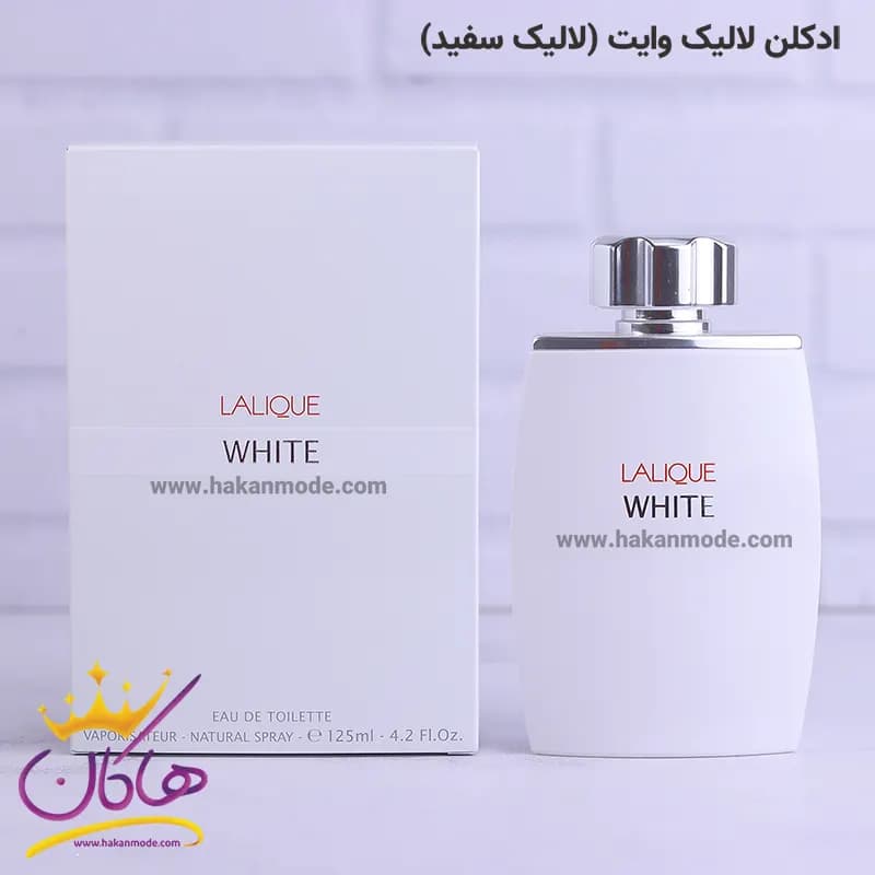 ادکلن اورجینال مردانه لالیک وایت 125 میل — تصویر ۲