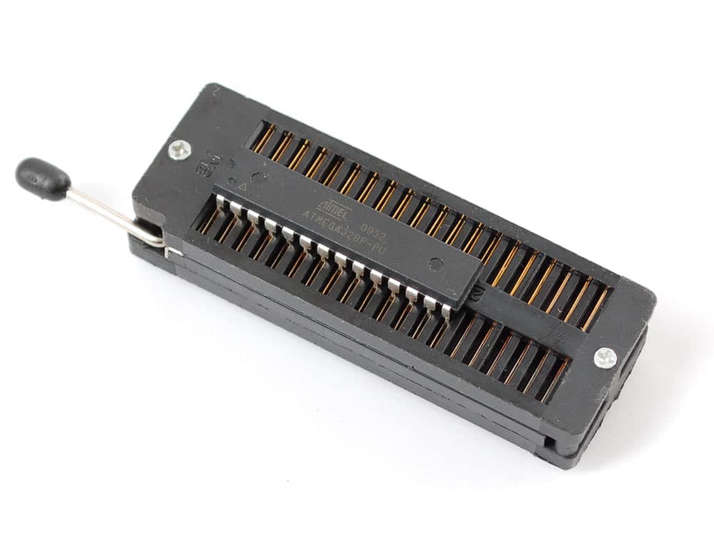 ZIF Socket 40 pin وسط باریک مشکی — تصویر ۴