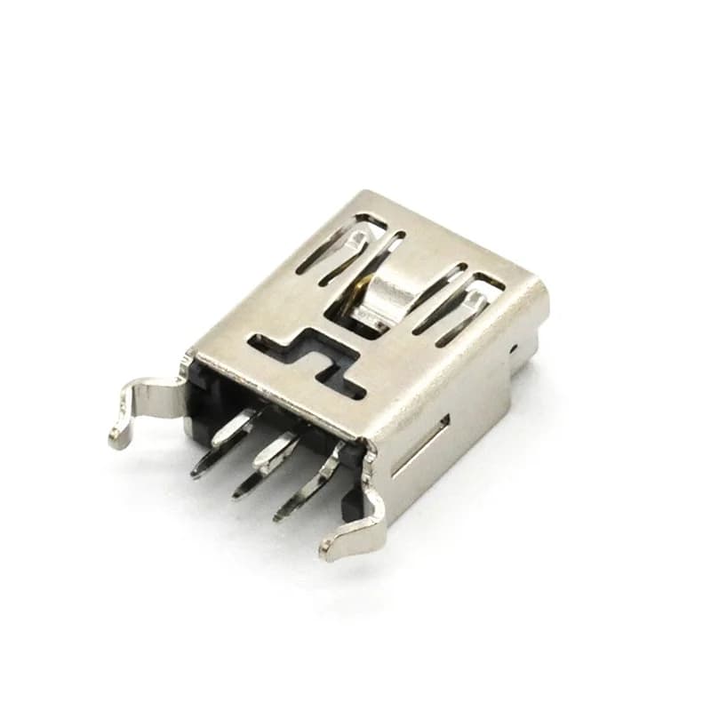 کانکتور USB Mini روبردی ایستاده — تصویر ۴