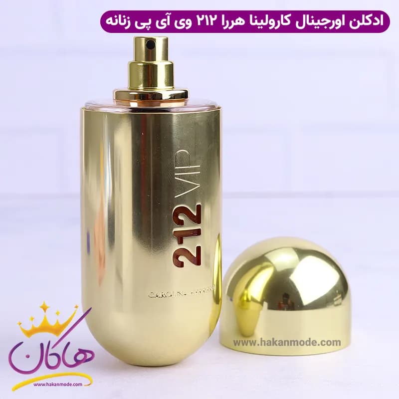 ادکلن 212 وی ای پی طلایی اورجینال ۸۰ میل | CAROLINA HERRERA – 212VIP — تصویر ۳