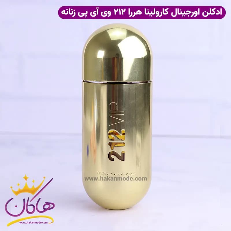 ادکلن 212 وی ای پی طلایی اورجینال ۸۰ میل | CAROLINA HERRERA – 212VIP — تصویر ۲