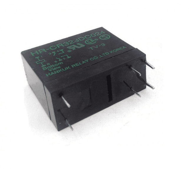 رله مخابراتی 24V مارک HANKUK کره ای کد HR-CR323DC024 — تصویر ۲