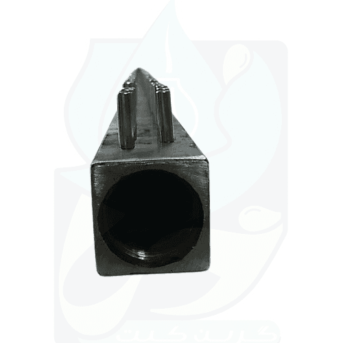 نازل بارانی استیل 304 نگیر دو ردیفه ثابت توپیچ 1 اینچ 200 سانتی مدل NBST1-S2-200 — تصویر ۴