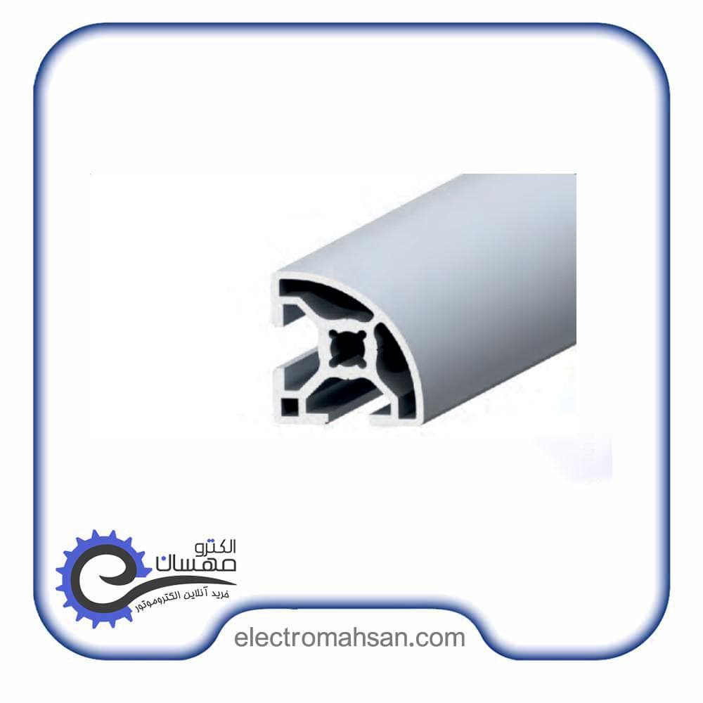 پروفیل آلومینیوم شیاردار 30در 30شیار 8 میلیمتر R — تصویر ۲